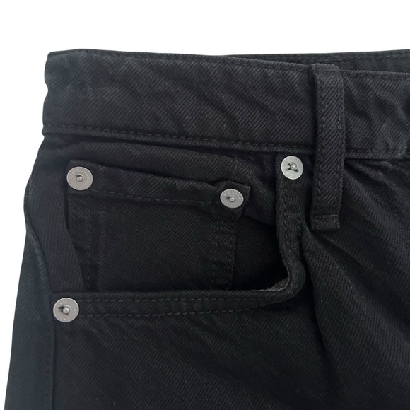 Rag & Bone Maya High Waist Ankle Slim Straight Leg Jeans Womens US 25 Black - Picture 6 of 8